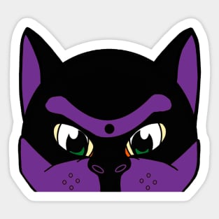 Pop-Up-Pup - Purple Landing Strip Sticker